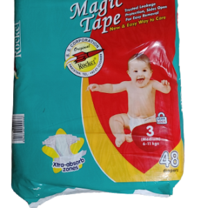 Rocket Diapers (Midium size) 48 pieces